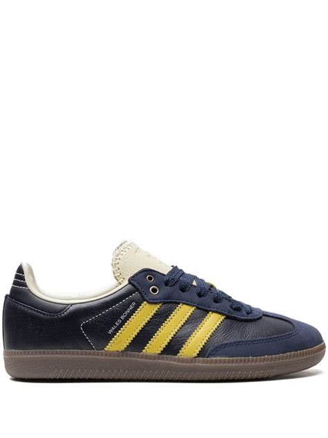 adidas samba schoenen blauw geel|Adidas Samba schoenen.